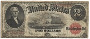старинная банкнота США 1917 года